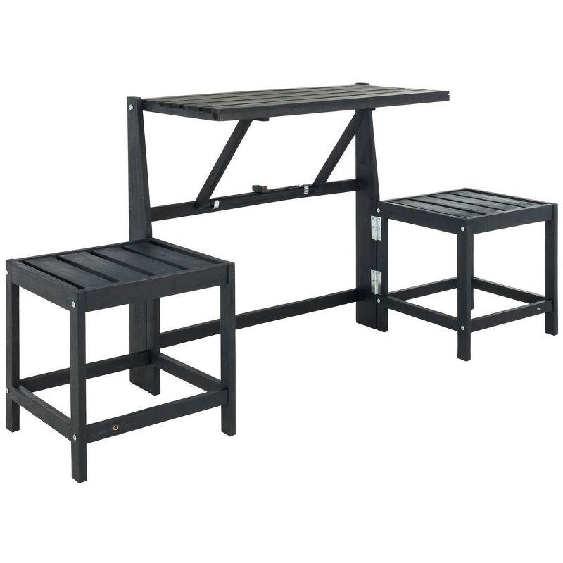Belamy Transformer Bench - Outdoor - PAT6752 - Dark Slate Gray - Safavieh