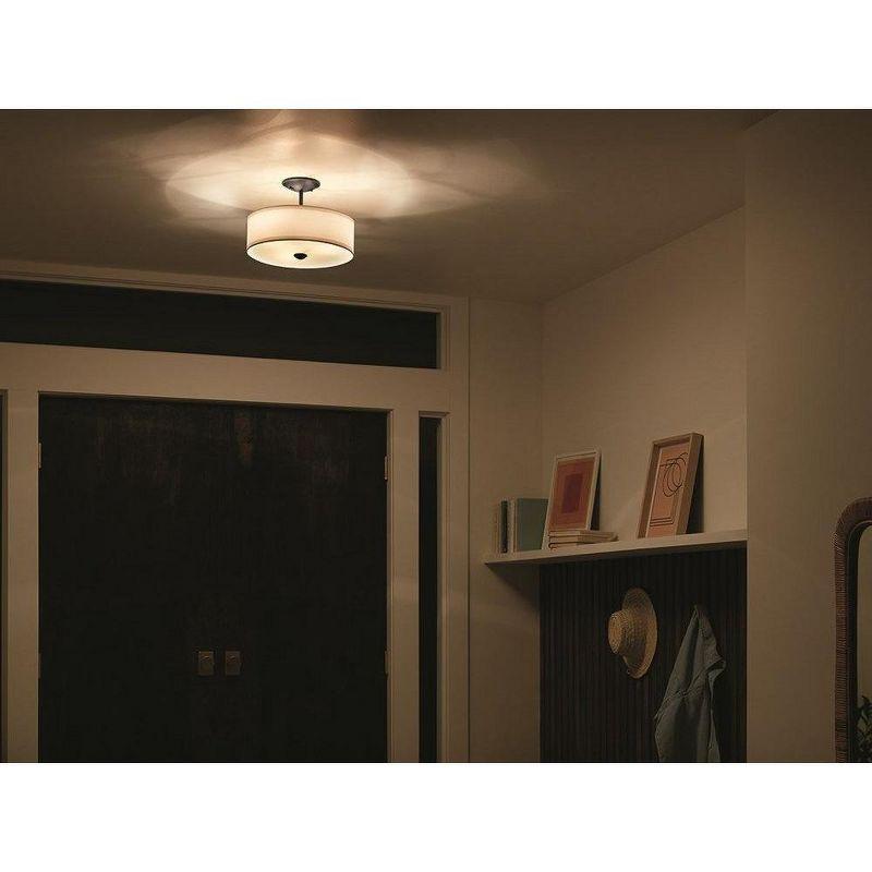Kichler Lighting Shailene 3 - Light Semi-Flush Mount in  Black