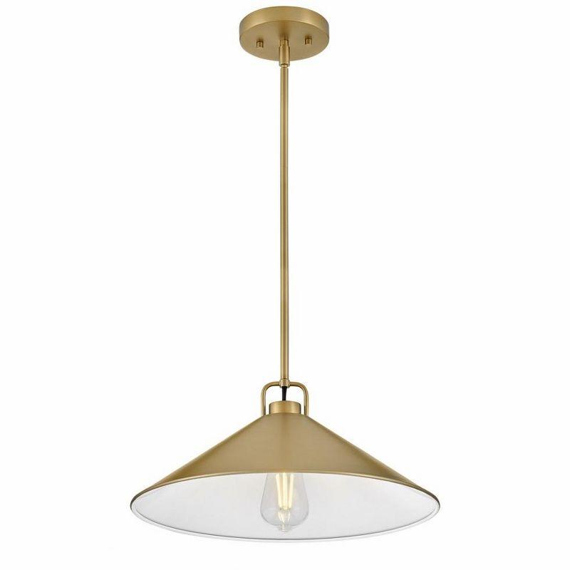 Zoë Single Light Metal Steel Dimmable Pendant