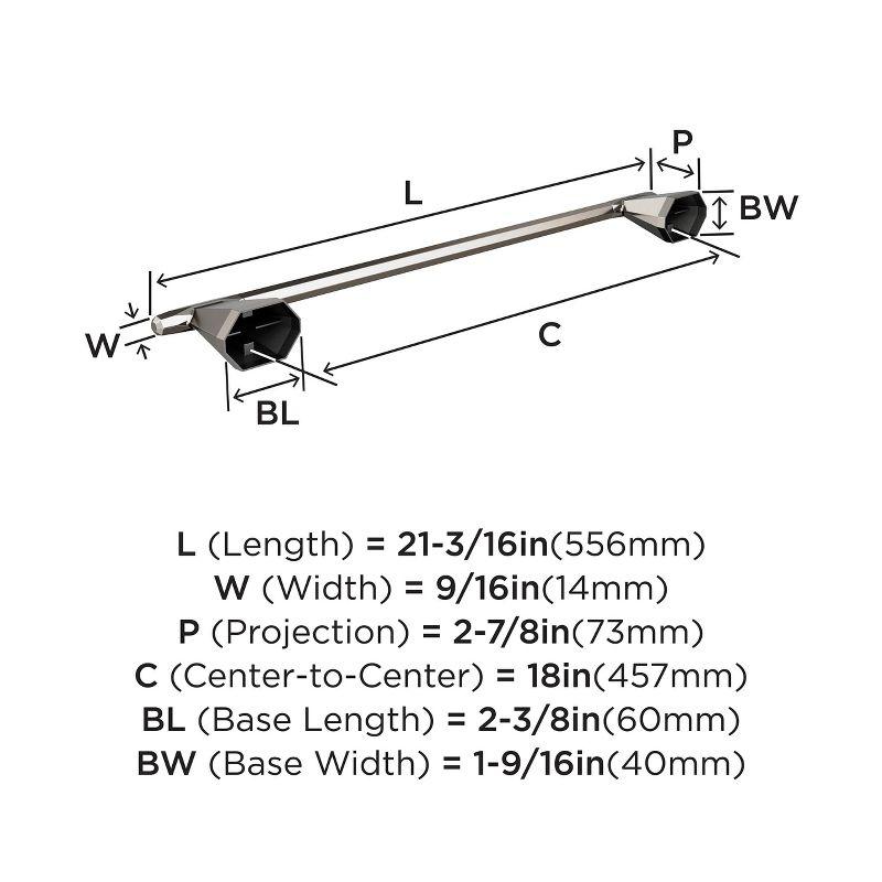 Amerock St. Vincent Wall Mounted Towel Bar