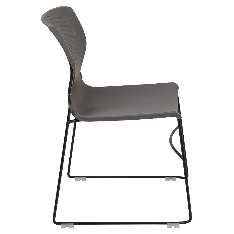 Everleigh 661 lb. Capacity Full Back Stack Chair with Powder Coated Frame