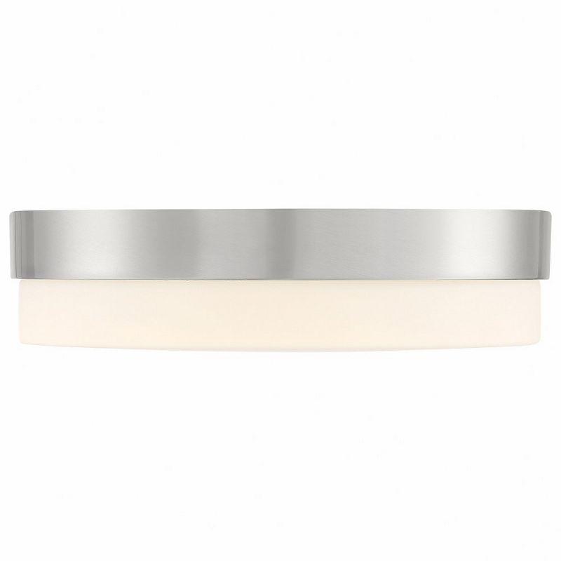 Access Lighting Roma 1 - Light Flush Mount in  Brushed Steel