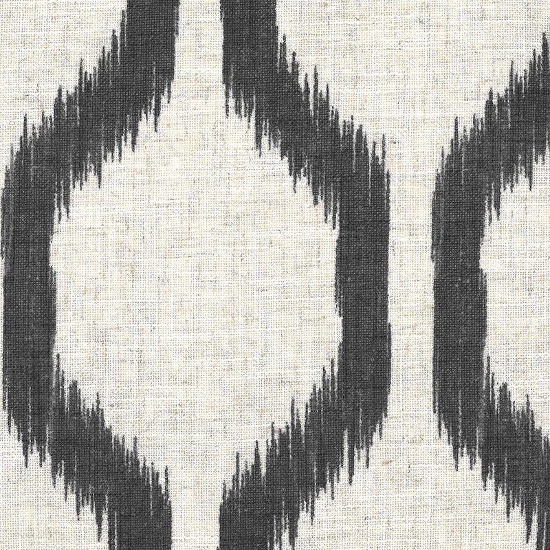 Elrene Renzo Ikat Geometric Linen Room Darkening Single Window Curtain Panel - Elrene Home Fashions