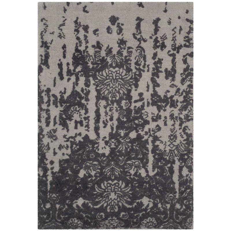 Restoration Vintage RVT104 Hand Tufted Indoor Accent Rug - Silver/Grey - 2'x3' - Safavieh.