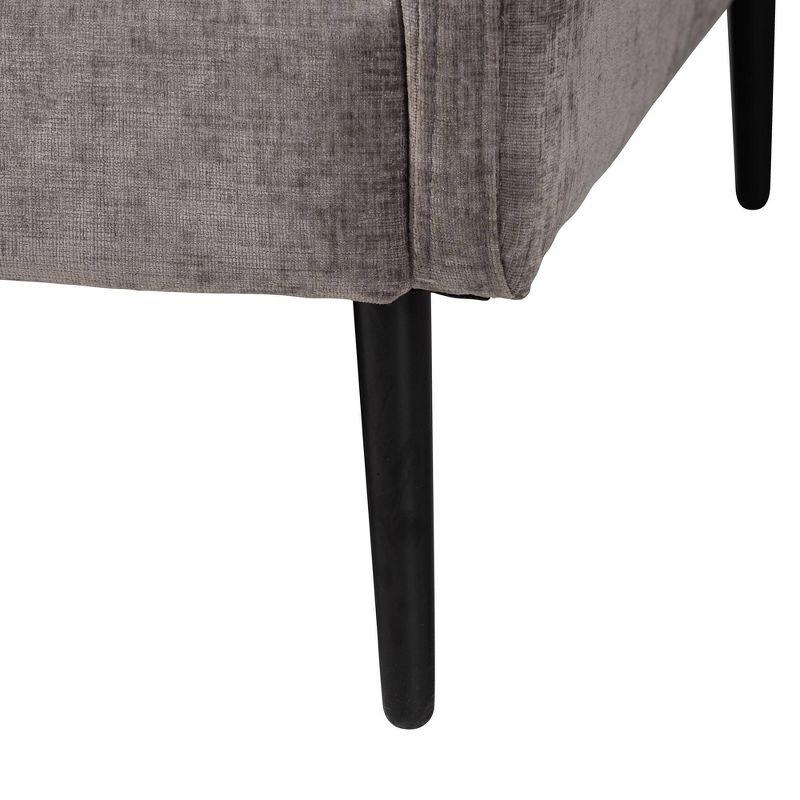 Holton 83'' Gray Fabric Sofa with Eucalyptus Wood Frame