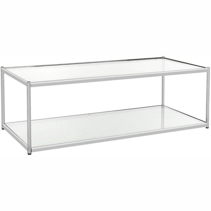 Zola Coffee Table - Chrome - Safavieh