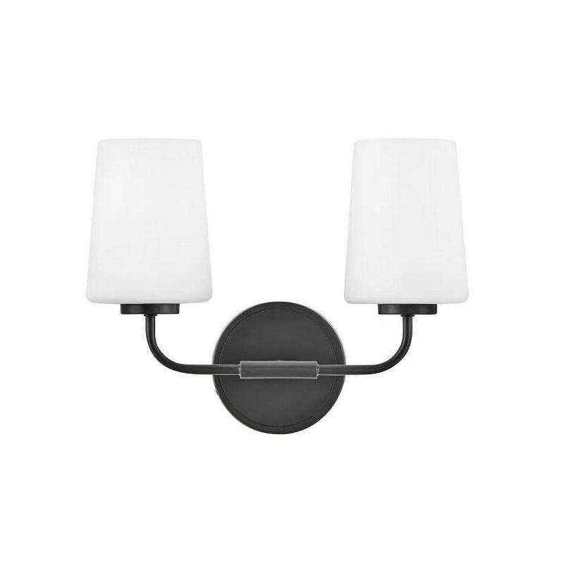 Fitz 2 Light Frosted Dimmable Vanity Light