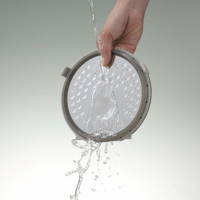 Zojirushi Induction Heating Rice Cooker & Warmer, 3 cups (uncooked), Stainless Dark Brown, Made in Japan: Japanese Brand, 7 Settings, NP-GBC05