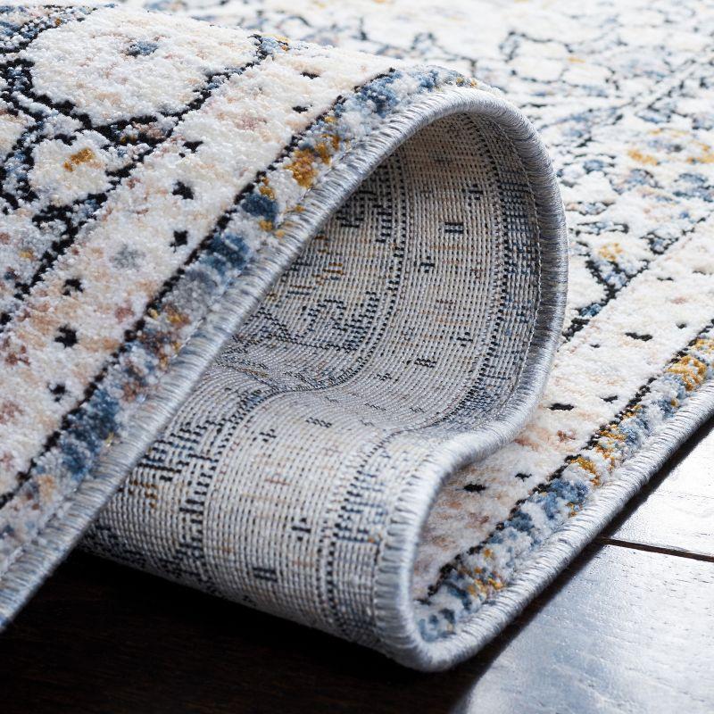 Moondust MND650 Power Loomed Area Rug - Ivory/Grey - 4'x6' - Safavieh.