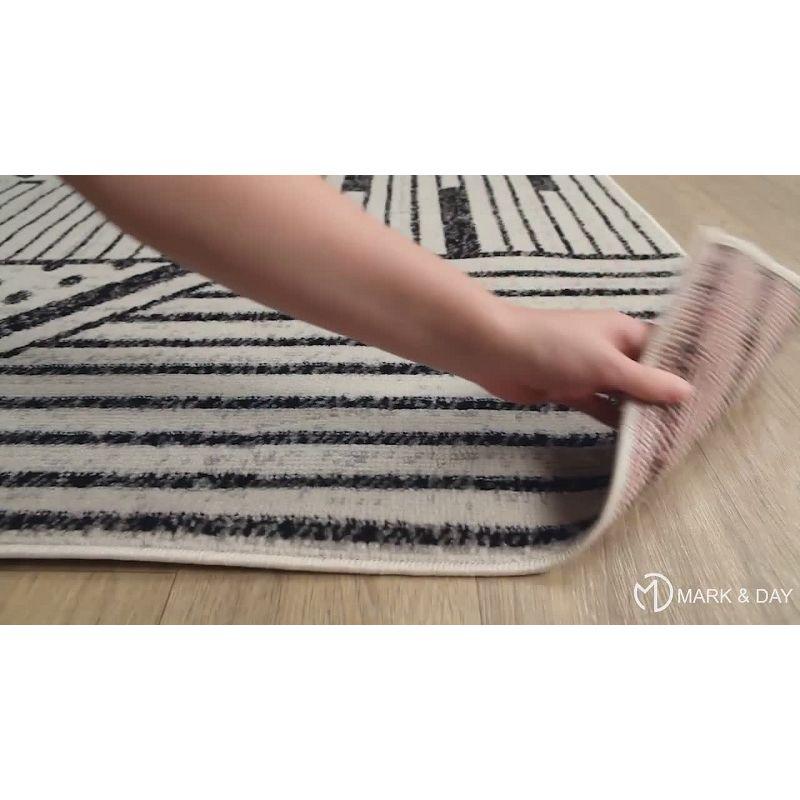 Mark & Day Neerijnen 4'11"x7' Rectangle Woven Indoor Area Rugs Dark Blue