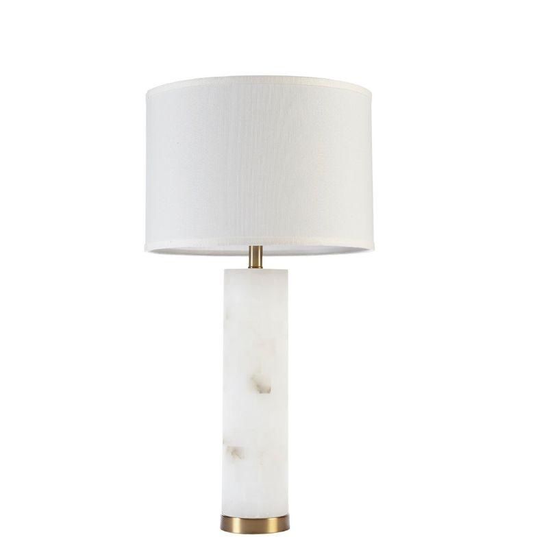 Everly Quinn Alabaster Table Lamp