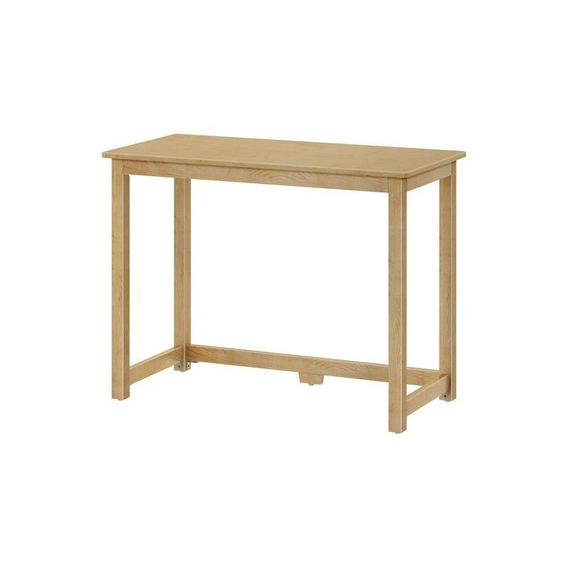 Plank+Beam Writing Desk, Simple Desk for Bedroom, Home Office Study Desk, 39.5"