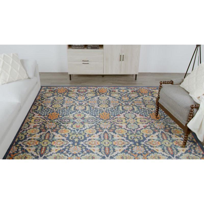 Nourison Allur Boho Indoor Area Rug Ivory Multicolor 5'3" x Round