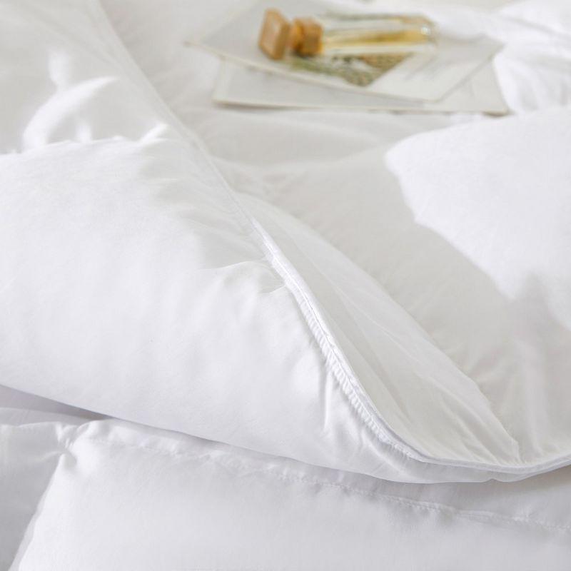 Twin White Down Comforter with Ultra Soft Fabric