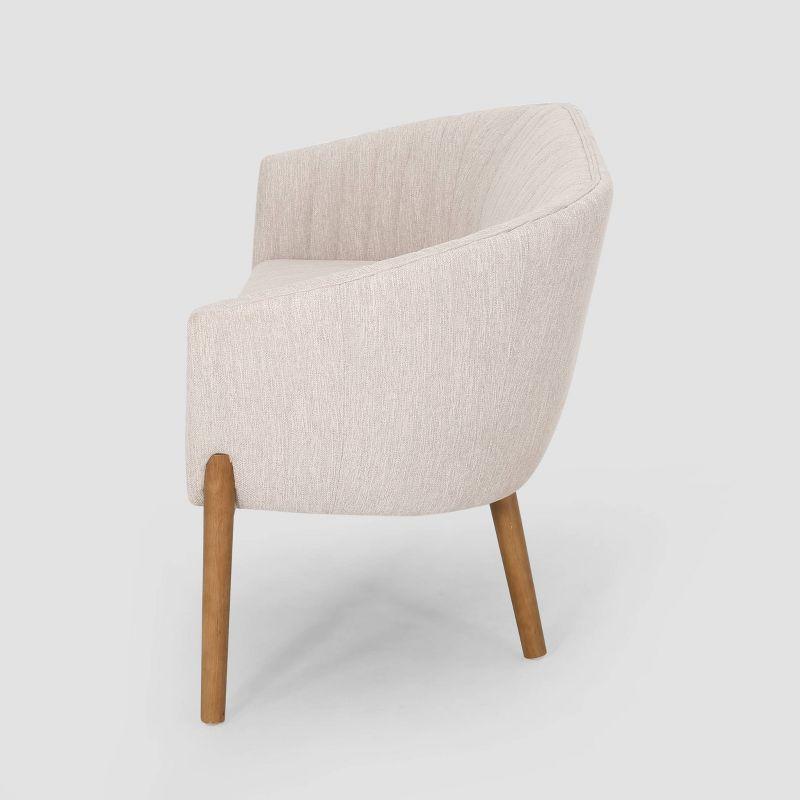 Galena Mid-Century Loveseat Beige - Christopher Knight Home