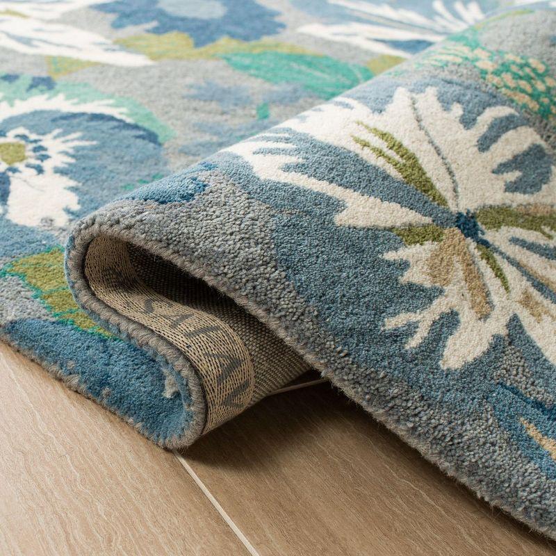 Soho SOH849 Hand Tufted Accent Rug - Blue/Multi - 3'6"x5'6" - Safavieh.