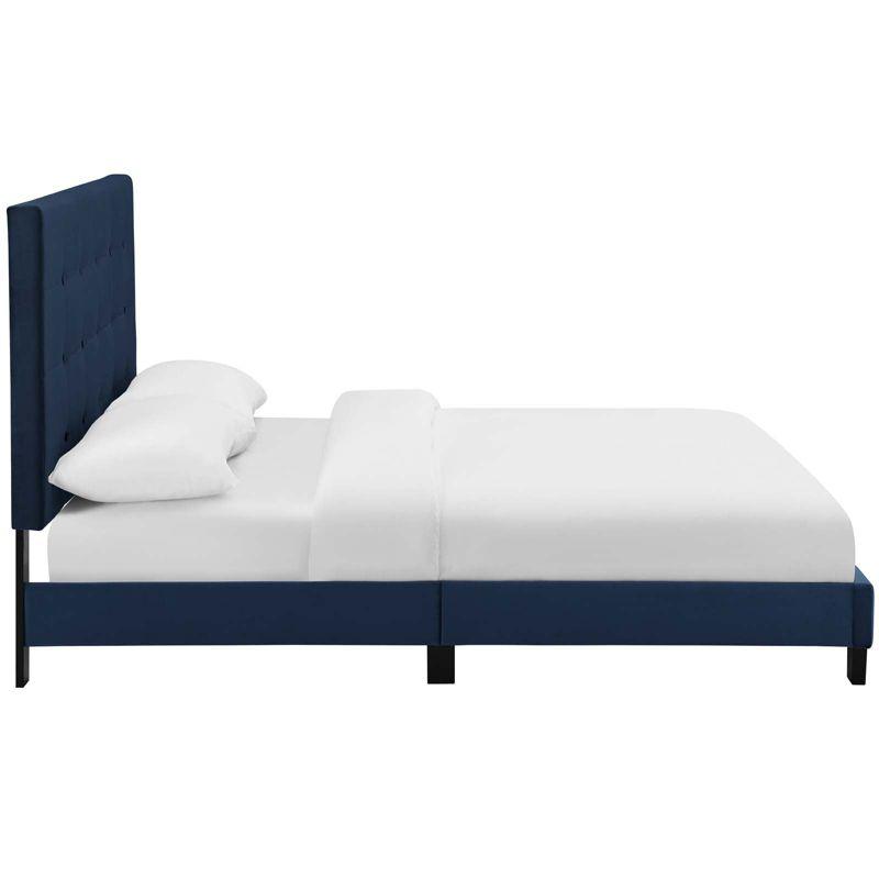 Modway Melanie Tufted Button Upholstered Performance Velvet Platform Bed