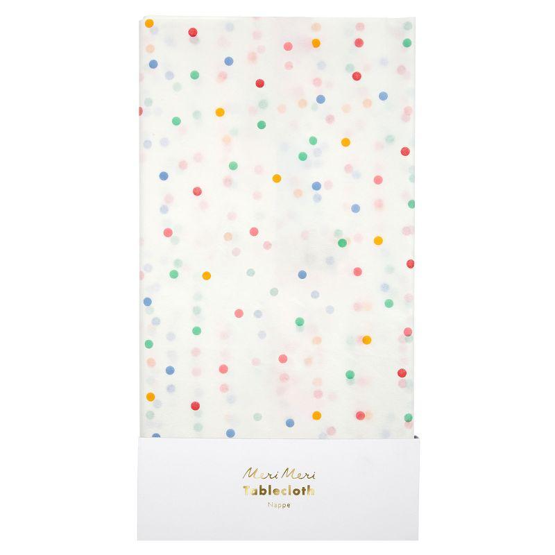 Colorful Polka Dot Paper Party Tablecloth