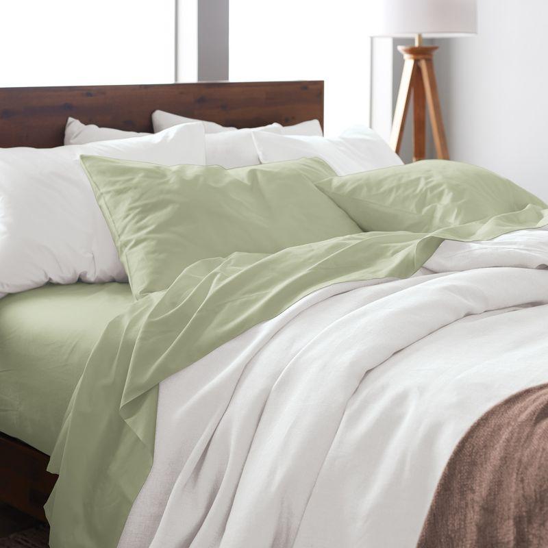 Sage Bamboo Microfiber Deep Pocket Full Sheet Set