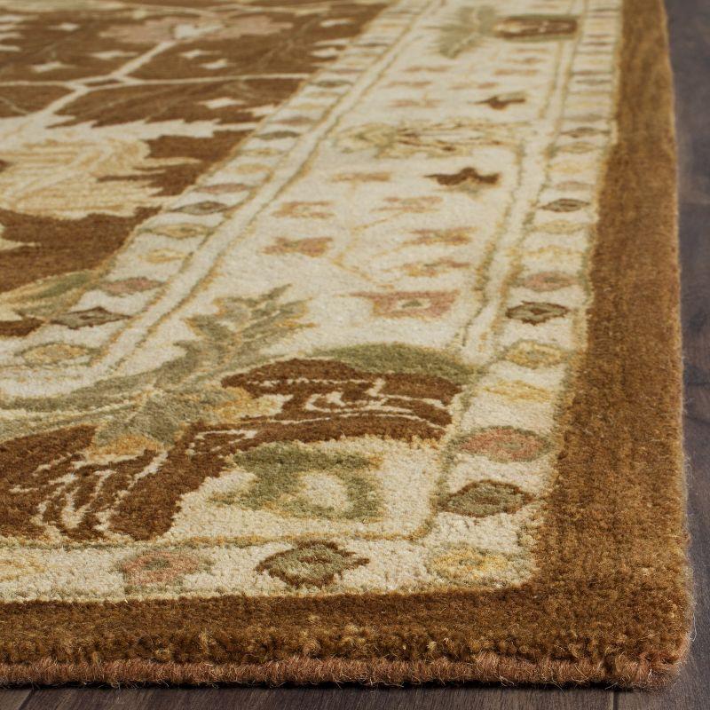 Antiquity Hand-Tufted Brown and Beige Wool Rug 6' x 9'