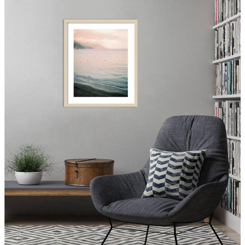 Amanti Art Italian Coast by Justine Milton Wood Framed Wall Art Print