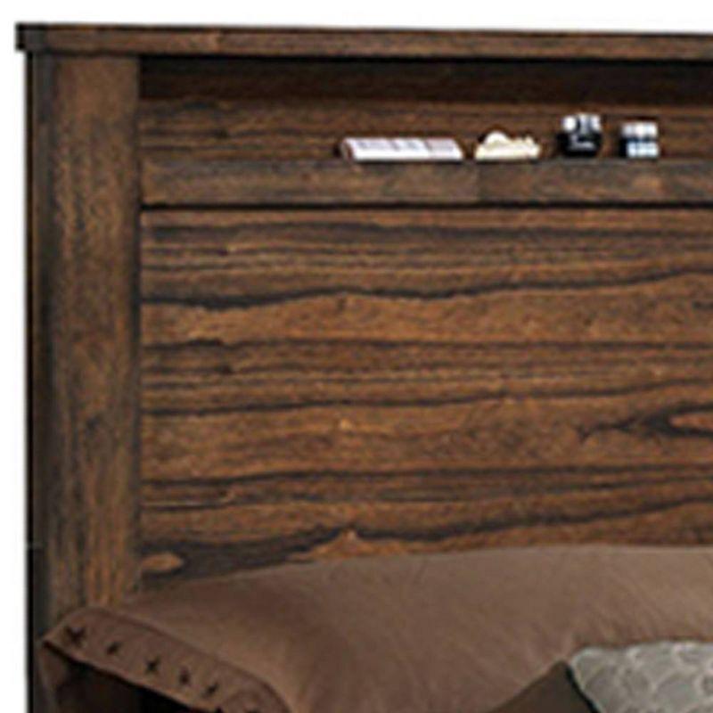 85" Queen Bed Merrilee Bed Oak Finish - Acme Furniture