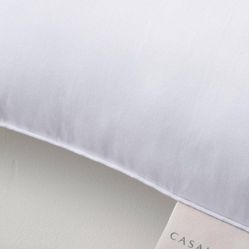 Standard/Queen Machine Washable Firm Down Alternative Pillow - Casaluna™: Hypoallergenic, 300 Thread Count Cotton