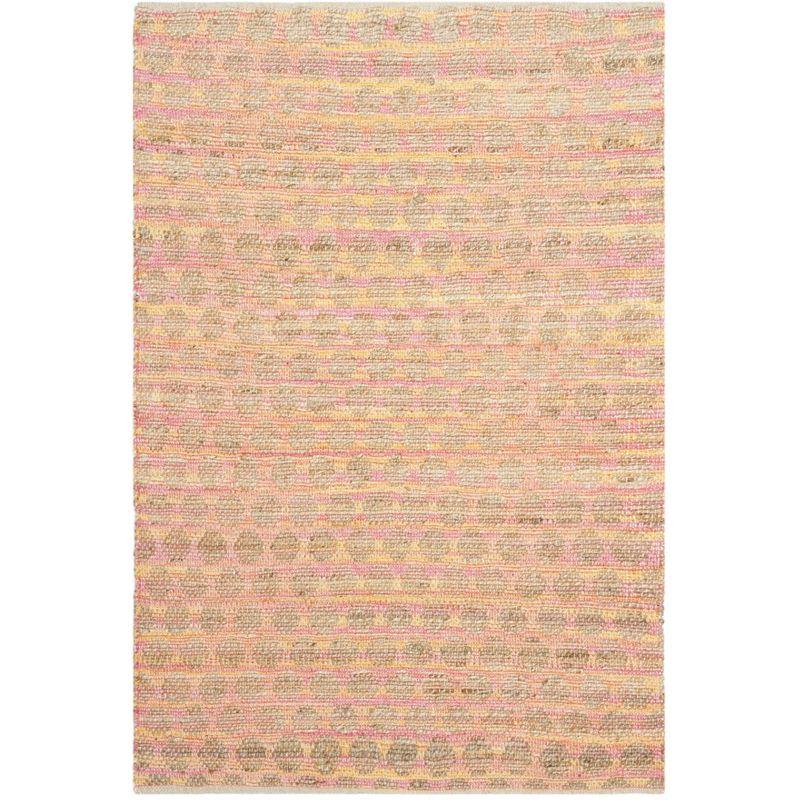 Arria Cape Cod Hand Woven 80% Jute, 20% Cotton Polka Dots Rug