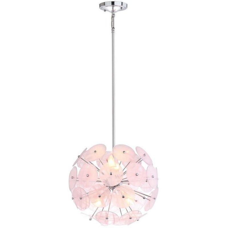Montana 5 Light 16.5" Pendant - PND4019 - Pink - Safavieh