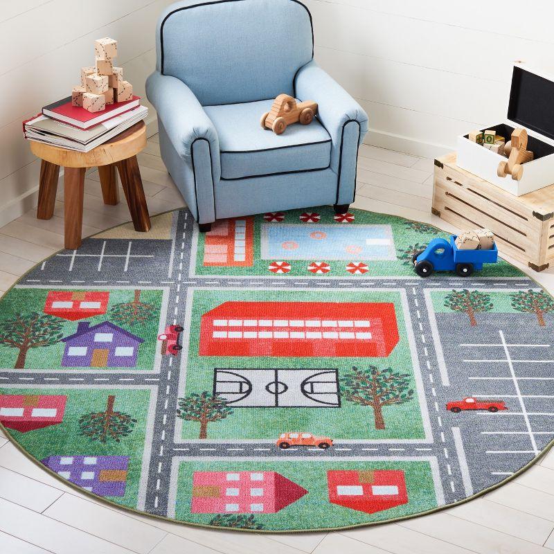 Kids Playhouse KPH200 Power Loomed Area Rug  - Safavieh