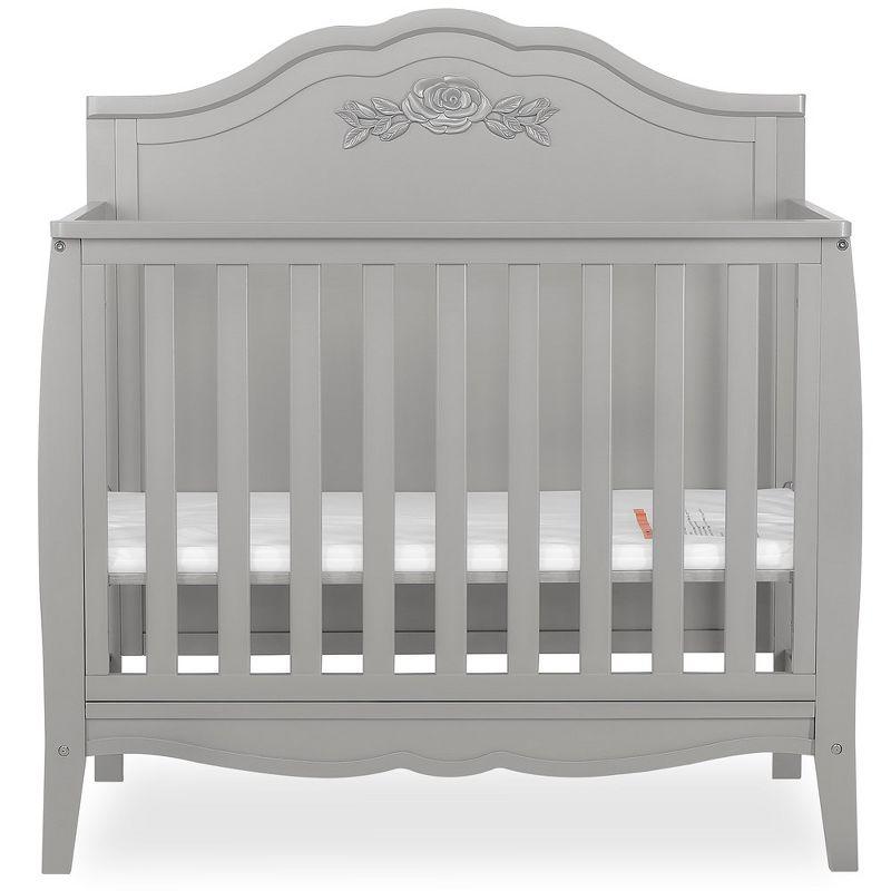 Sweetpea Baby Rose 4-in-1 Convertible Mini Crib