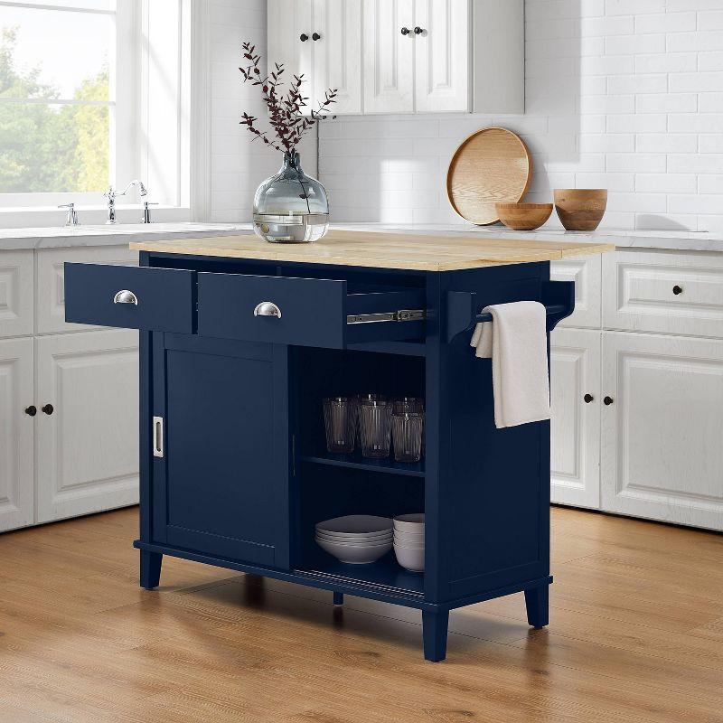 Cora Drop Leaf Kitchen Island - Crosley