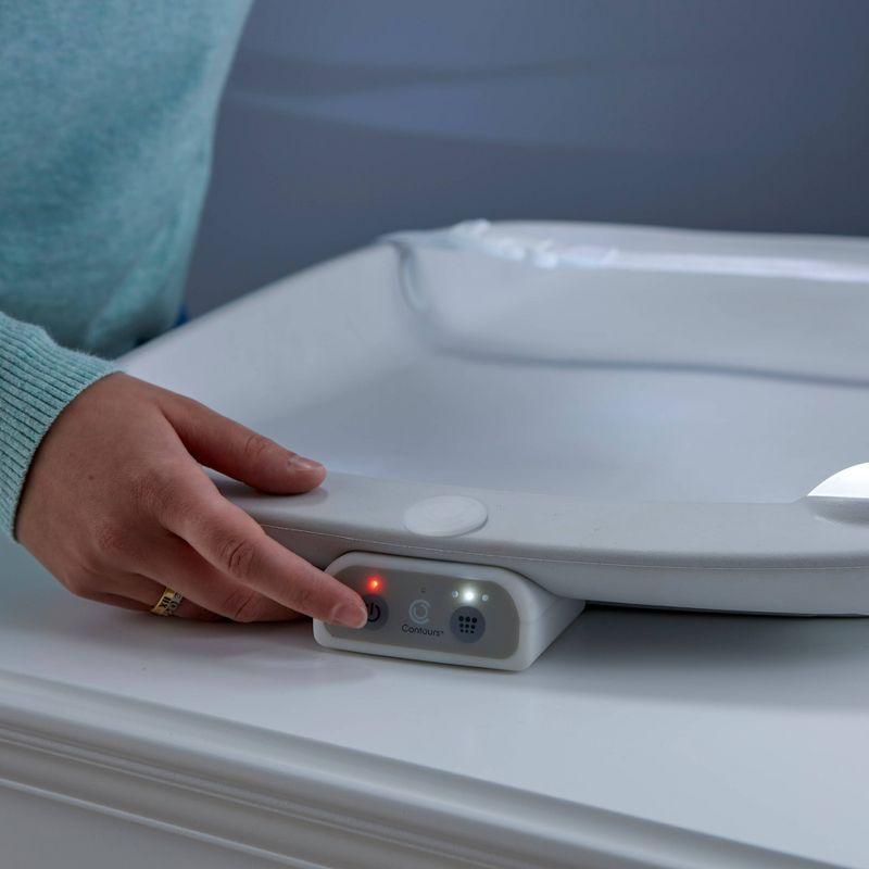 Contours Glow Motion Sensing Waterproof Light-Up Changing Pad for Dresser or Changing Table