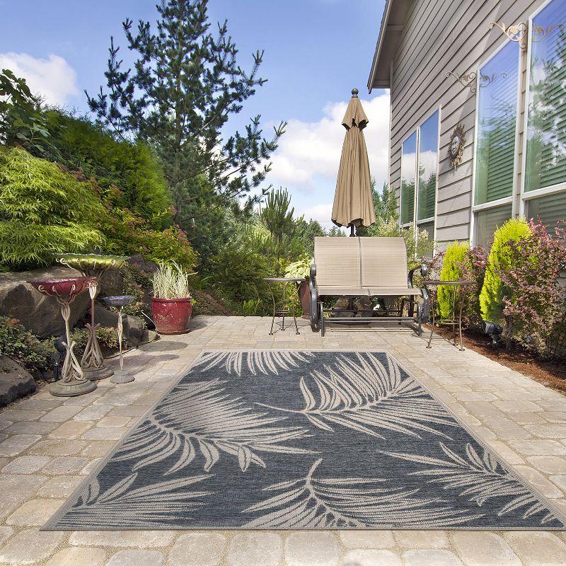 World Rug Gallery Contemporary Floral Indoor/Outdoor Area Rug