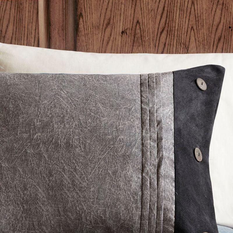 Madison Park Boone 7 Piece Faux Suede Comforter Set