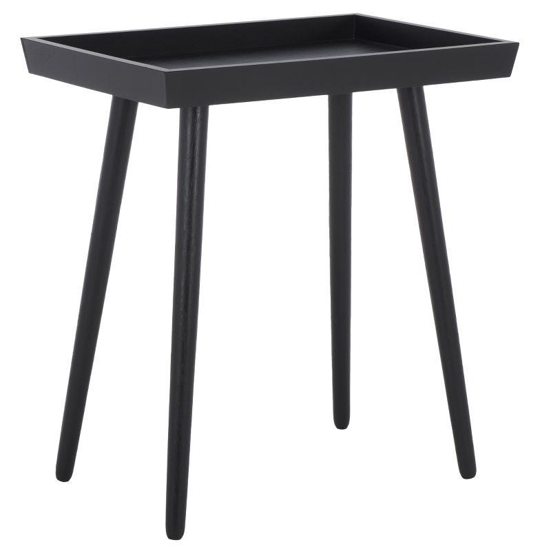 Nonie Tray Accent Table - Black - Safavieh