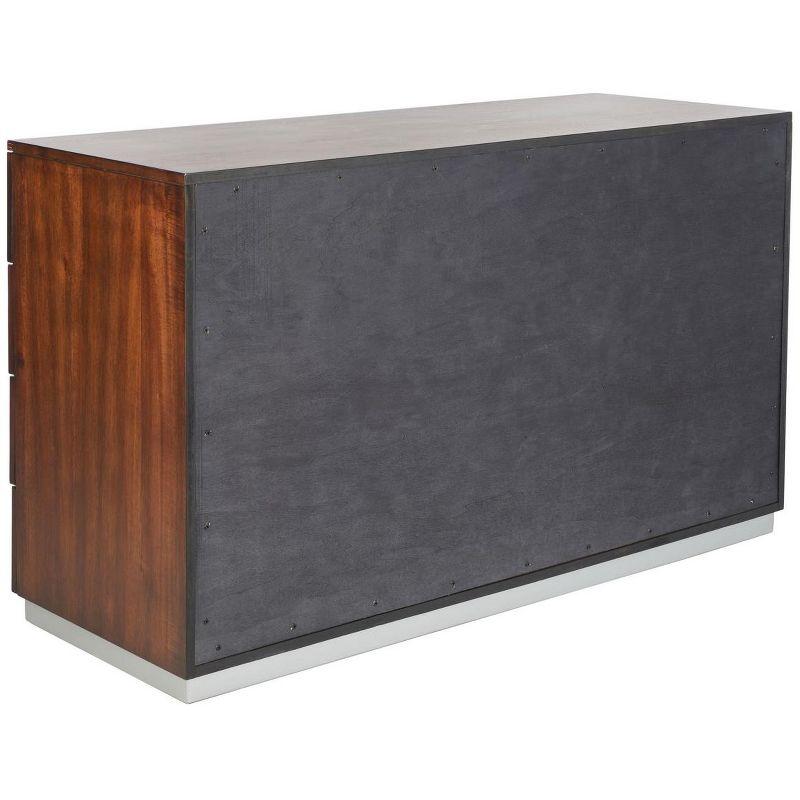 Brylin 8 Drawer Modern Dresser - SFV2112 - Dark Walnut - Safavieh Couture