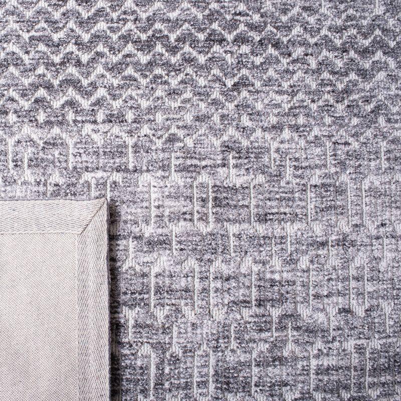 Roslyn ROS705 Hand Loomed Area Rug - Grey - 8'x10' - Safavieh.