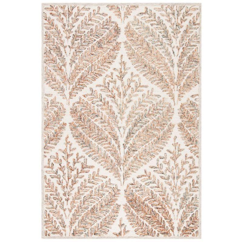 Capri CPR208 Tufted Indoor Area Rug - Ivory/Brown - 4'x6' - Safavieh