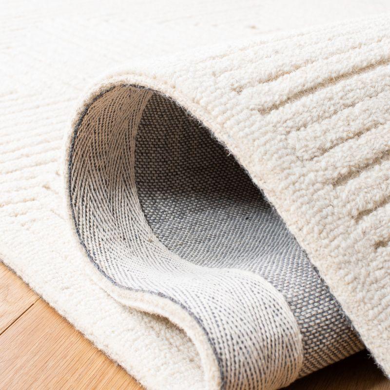 Textural TXT102 Hand Tufted Indoor Area Rug - Ivory - 8'x8' - Safavieh