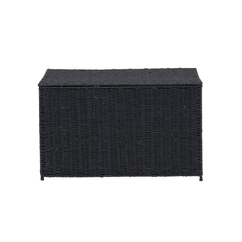 Household Essentials Woven Wicker Storage Chest