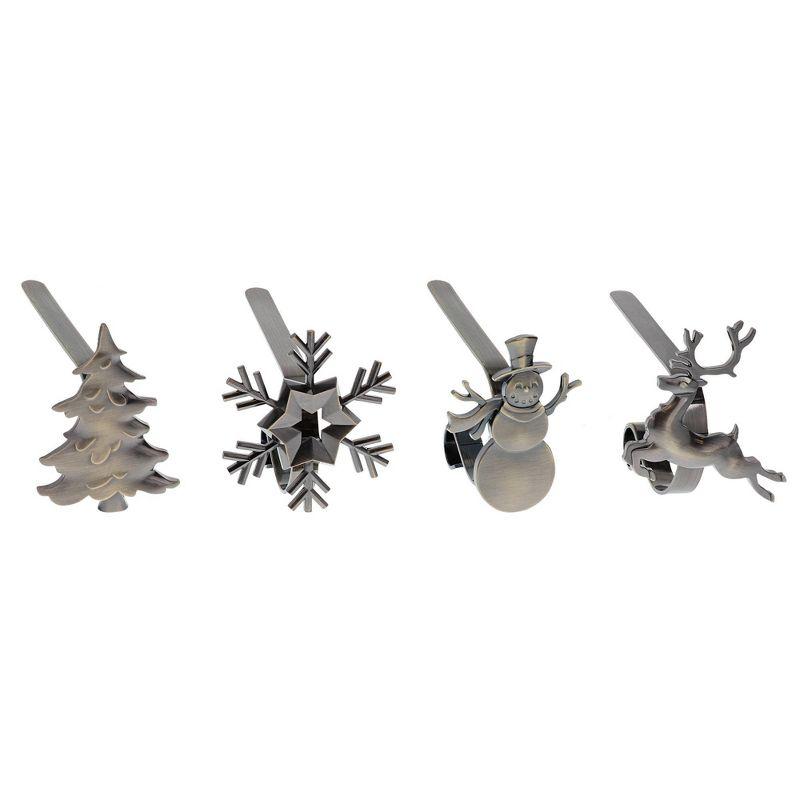 Haute Decor Original MantleClip 4 Piece Stocking Holder