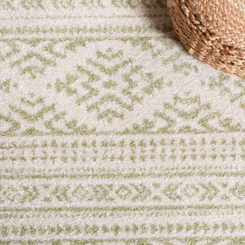 Tulum TUL272 Power Loomed Indoor Accent Rug - Ivory/Sage - 4'x6' - Safavieh