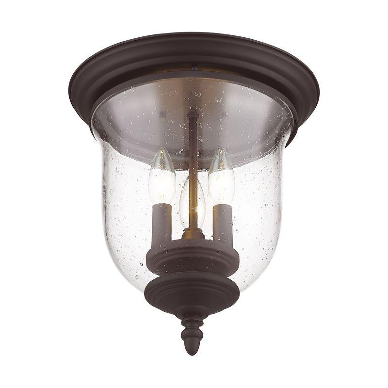 Livex Lighting Legacy 3 - Light Flush Mount in  Bronze