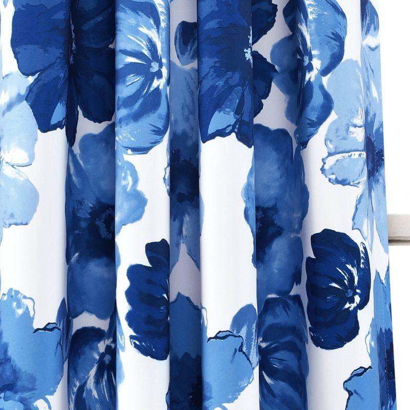 Lush Decor Leah Polyester Room Darkening Curtain Pair (Set of 2)