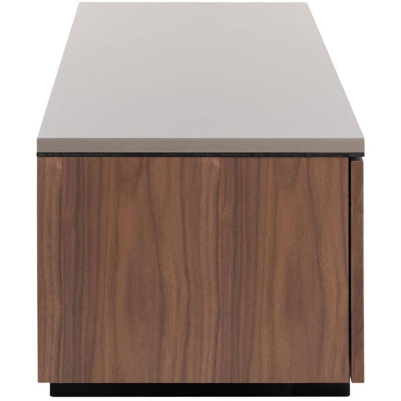 Archie Chevron TV Stand - SFV8716 - Walnut - Safavieh Couture