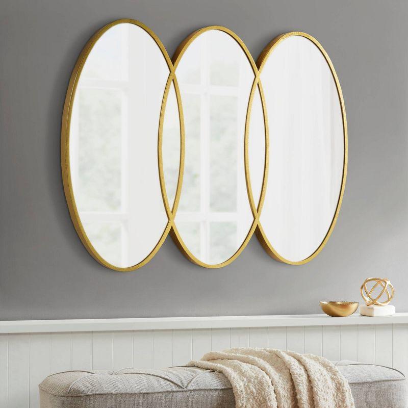 Eclipse Gold Trio Wall Mirror