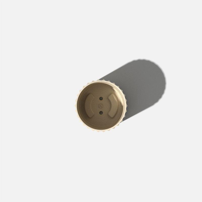 Veradek Mason Series Demi 6" Plastic-Stone Planter 2-Pack Sand