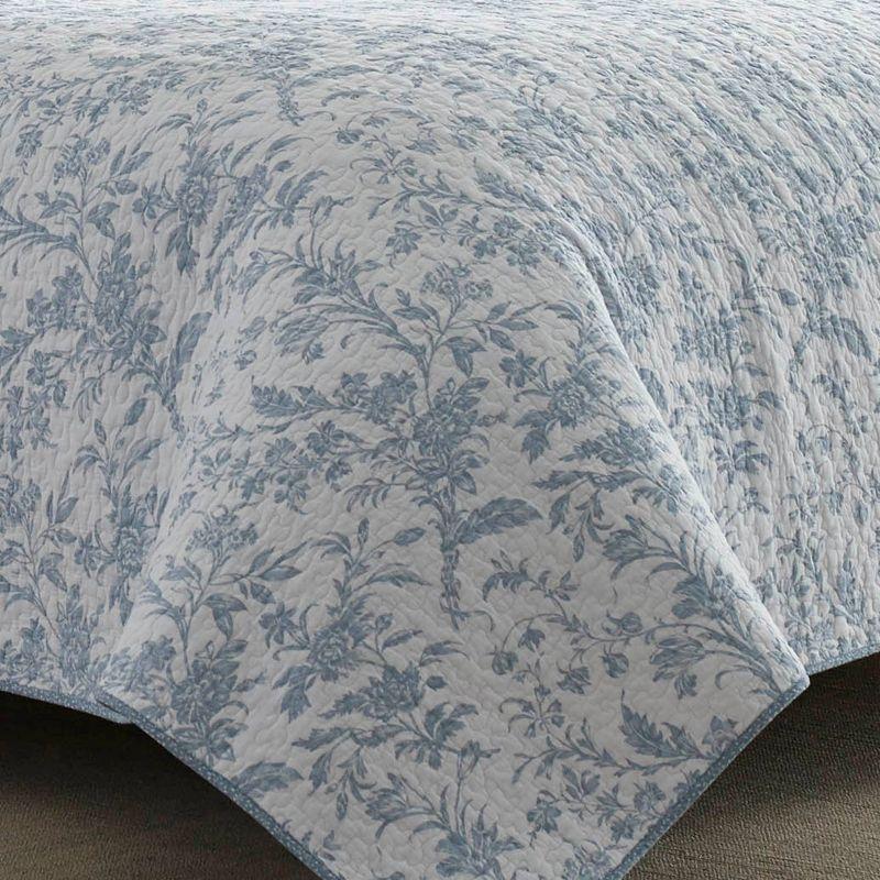 Laura Ashley Amberley Reversible Cotton Quilt Set