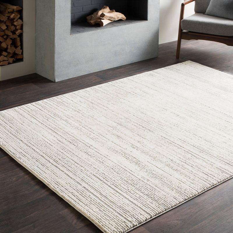 Livabliss 7'10"x10'2" Emma Modern Rug Gray: Stain & Fade-Resistant, Medium Pile, Indoor, Abstract Pattern